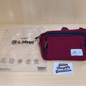 ☆ 未使用新品！【RLabel】 アジカンコラボ ウエストバッグ レッド ☆彡
